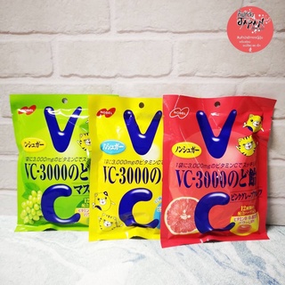 ขนมขบเคี้ยว✢✻🍋 พร้อมส่ง ลูกอมวิตามินซี รสผลไม้ NOBEL VC-3000mg ขนาด 90 กรัม ของแท้จากประเทศญี่ปุ่น