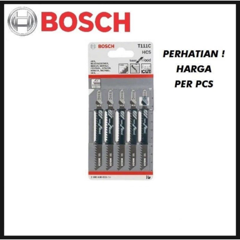 MATA BOSCH T111C T 111 C ใบเลื่อยจิ๊กซอว์ไม้อัดไม้สะอาด