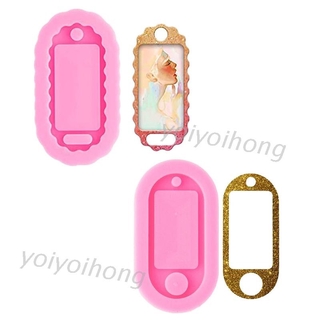 DIY Key Tags Silicone Mold Labels ID Key Identifier Keychain Resin Casting Mold