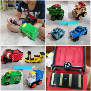 รถ DIY 4 คัน ชุด CITY CAR หรือ รถทหาร