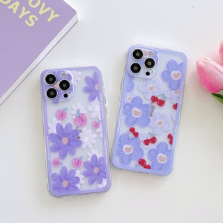 เคสโทรศัพท์มือถือแบบนิ่ม TPU ลายดอกไม้ สําหรับ Oppo Reno 7Z 7 Reno 6Z 6 Pro Reno 2F Reno 4 Pro Reno 5 Pro 4G 5G