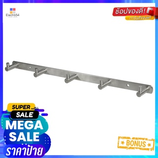 ขอแขวนผ้า MOYA LJ-2501 สเตนเลสTOWEL RACK WITH 5-HOOK MOYA LJ-2501 STAINLESS