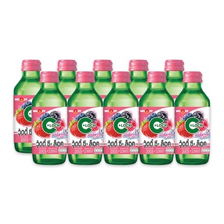 วู้ดดี้ซี+ล็อค เครื่องดื่มวิตามินซีรสมิกซ์เบอร์รี่ 140มลx10ขวด WoodyC+ Lock Vitamin C Drink Mixed Berry 140mlx10Bottles