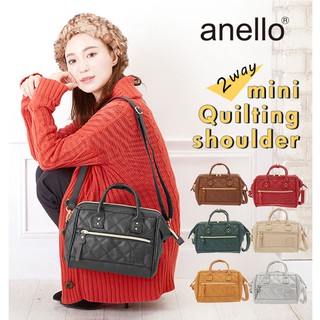 🔥ลด12.12🔥anello กระเป๋าสะพายข้าง Mini Classic 2Way Mini Shoulder Bag PU_AH-H1861 ของแท้100%❤️