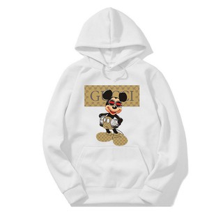 เสื้อHoodเเขนยาว ลายเเฟชั่น+การ์ตูนสุดฮิต #-424