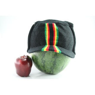 สินค้าราสต้า Cap Black Hiphop Central Green Yellow Red Stripes หมวกสไตล์ URBAN CAP﻿ ราสต้าทรงสูง แบบเท่ห์ๆ