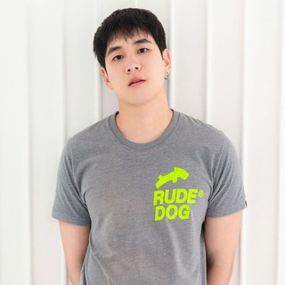 Rudedog เสื้อยืด คอกลม รุ่น 2 Line