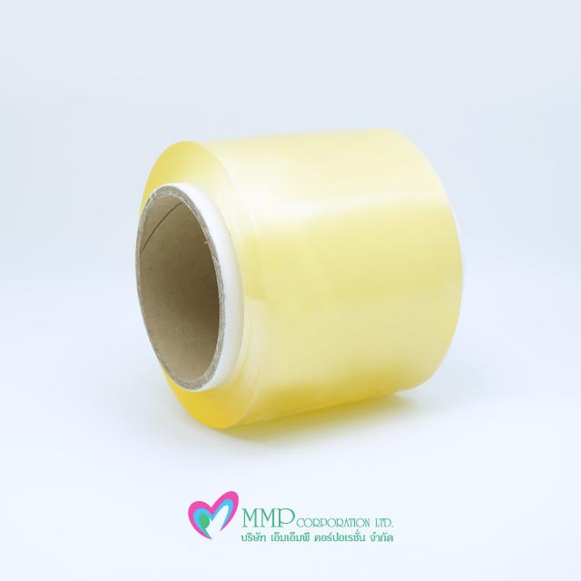 ฟิล์มยืดห่อสบู่ พลาสติกแรปสบู่ หน้ากว้าง 10 ซม. ยาว 500 ม. 15 ไมครอน (K10-500-11)