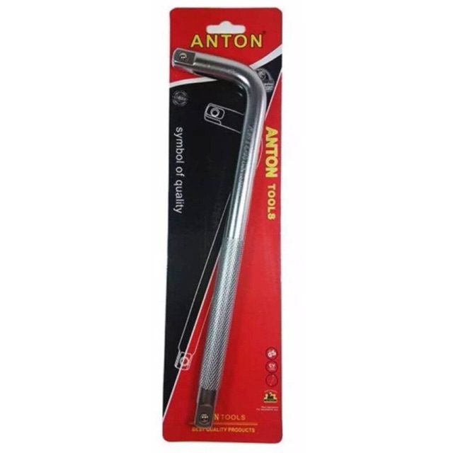 SALE !!ราคาพิเศษ ## Anton ข้อต่องอ ข้อต่อL ด้ามต่อบล็อก ข้อต่อบล็อก ข้องอ 1/2” ขนาด 10 นิ้ว ข้อต่อลูกบล็อค ##อุปกรณ์ปรับปรุงบ้าน#Hand tools