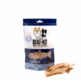 Boo&amp;ko ขนมกินเล่นสำหรับสุนัข ขนมขบเคี้ยวสำหรับสุนัข ขนมสุนัข ขนมหมา ขนมอบแห้ง ขนาด 50 กรัม ปริมาณโซเดียมและไขมันต่ำ