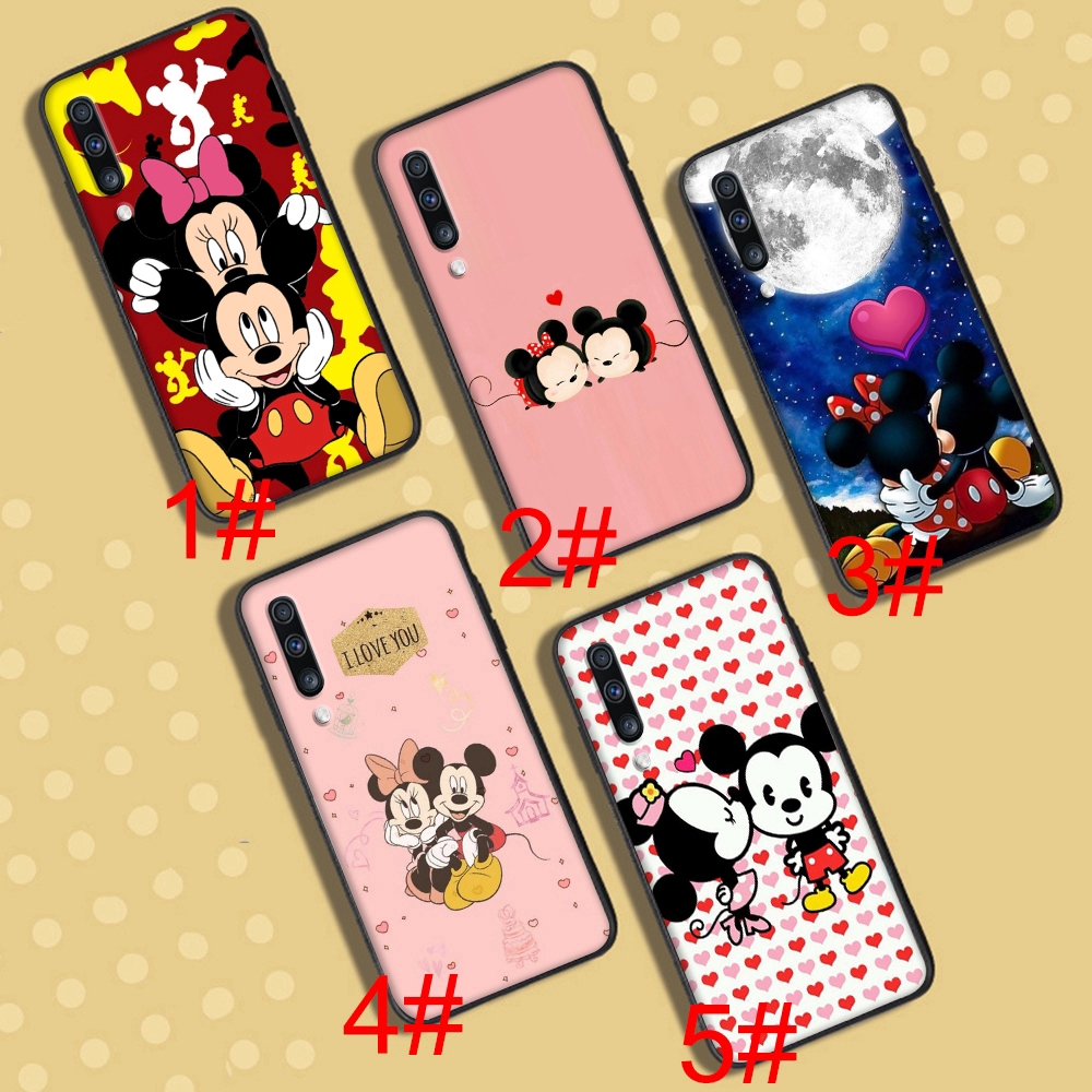 A-4 Mickey และ Minnie Soft Case สําหรับ iPhone 5 7 8 5S 11 6S XR 6 Plus SE Max Pro