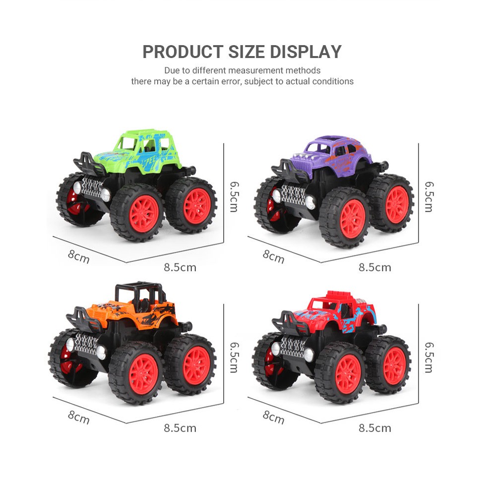 JYL 4 Wheels Monster Trucks Kids Toys Kereta Mainan Kanak-Kanak 4 ...