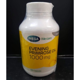 🔥ถูกสุดๆ🔥 Mega Evening Primrose Oil 1000 mg ขนาด 100 เม็ด อีฟนิ่ง พริมโรส อีพีโอ เมก้า (EPO)