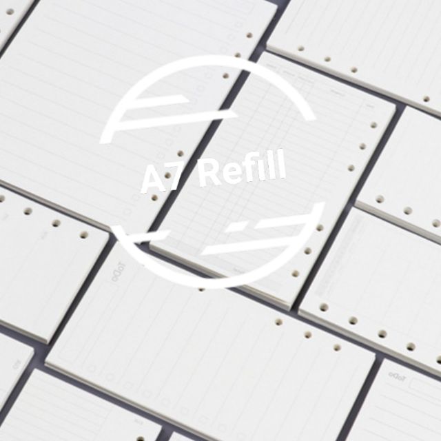 A7 6 RING PLANNER INSERTS REFILL