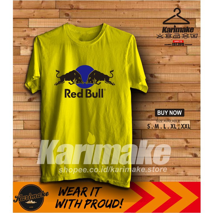 เสื้อยืด Red Bull Logo Distro T-shirt - KHEY OLD SHOP