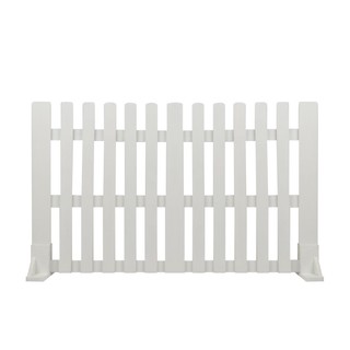 รั้วไม้เต็งตั้งพื้น 100x60 ซม. สีขาว TENG WOODEN FENCE SPRING 100X60CM WHITE