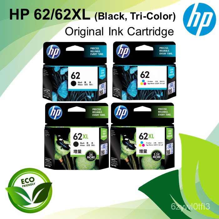 HP 62 62XL Black Tri Color Original Ink Cartridge Shopee Thailand   4e56781c00e2655de4cc1955a1776f4a