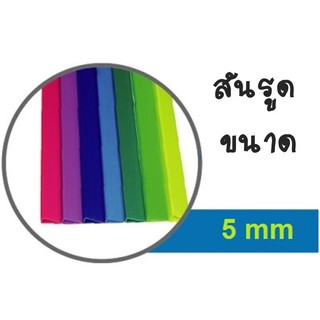 สันรูดพลาสติก A4 / 5 MM (12 อัน/แพ็ค)