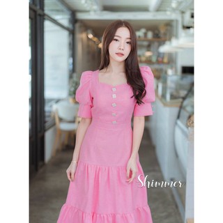 Sweet Pink Cotton Dress