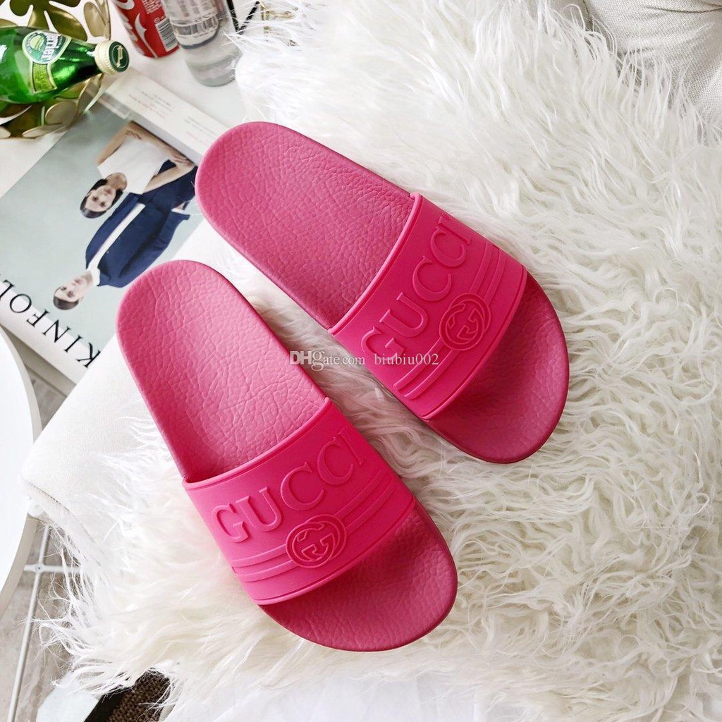 รองเท้าแฟชั่นGUCCI Flip flop for Women knot Flat Slippers sandals Girls Flip  Flops studded Summer Shoes Cool Beach Slid | Shopee Thailand