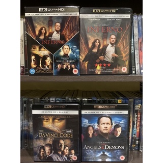 4K ULTRA HD+BLU-RAY ROBERT LANGDON รวม 3 เรื่อง มีไทย