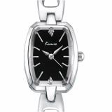 Kimio นาฬิกาข้อมือผู้หญิงสไตส์กำไล Bracelet Watch สีเงิน/ดำ รุ่น KW6216