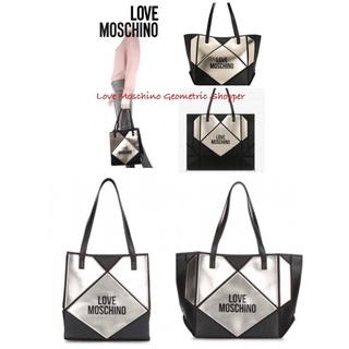 Love Moschino Geometric Shopper With Logo แท้💯%