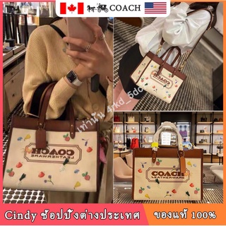 COACH 2773/ของแท้100%/กระเป๋าถือสุภาพสตรี/กระเป๋าถือแฟชั่น/กระเป๋าถือกันน้ำ/กระเป๋าโท้ท/กระเป๋าถือน่ารัก/กระเป๋าช้อปปิ้ง