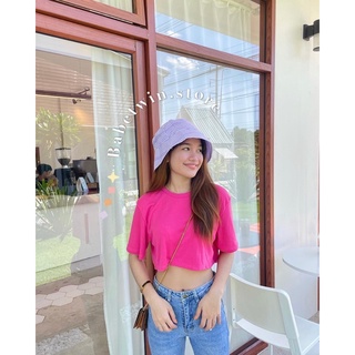 เสื้อครอป Pink Basic Crop 💖🐻🌷💓