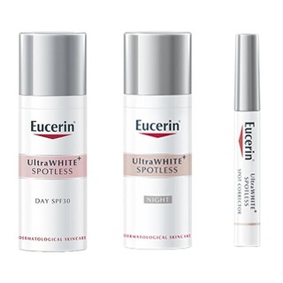 Eucerin Ultrawhite Spotless (Spot 5ml + Day&amp;Night 50ml) ชุดรักษาฝ้า (สปอต5ml + เดย์และไนท์ครีม50ml)