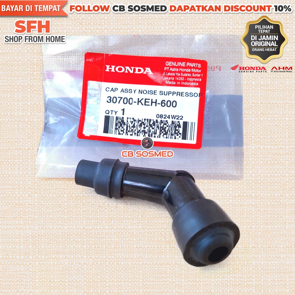 Megapro ใหม่ Cop หัวเทียน MP Primus หัวหัวเทียน Mega Pro Advance Original Honda AM CAP ASSY NOISE 30