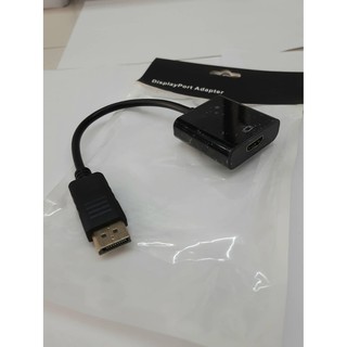 ตัวแปลง DISPLAY TO HDMI อุปกรณ์ต่อพ่วงคอมกับจอ ภาพชัด สัญญานดี แข็งแรงทนทาน