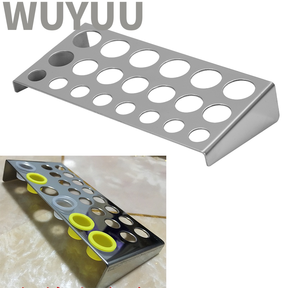 (Ready Stock) Wuyuu อุปกรณ์ขาตั้งสแตนเลส 23 หลุมทำอะไรสัก