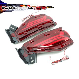 ไฟทับทิมท้าย Led V2 สี Red Fortuner Toyota 4 ประตู ปี2015 - 2016