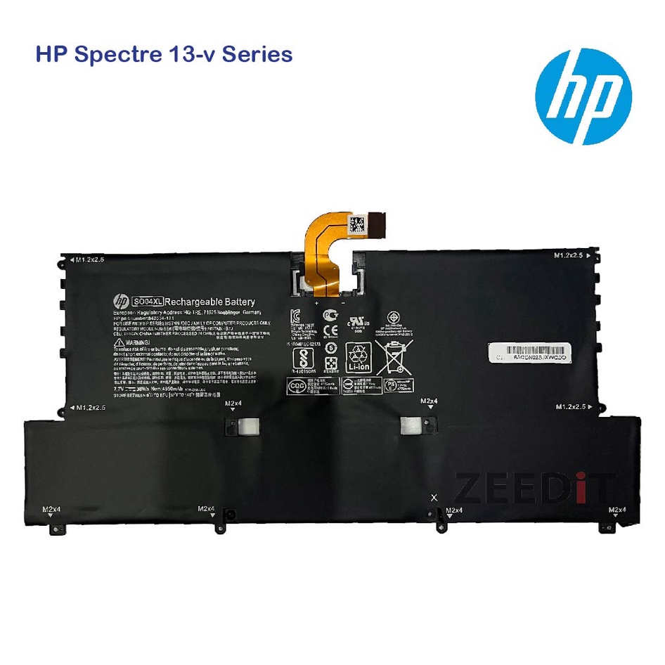 (ส่งฟรี ประกัน 1 ปี) HP แบตเตอรี่โน๊ตบุ๊ก Battery Notebook  HP Spectre 13-v 13-V014TU 13-V015TU 13-V016TU SO04XL ของแท้