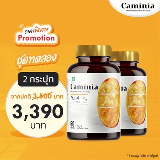 รับประกันของแท้ "พร้อมส่ง" Caminia (คามินเนีย) ขนาด 60 แคปซูล ✅ อย. 13-1-07458-5-0198