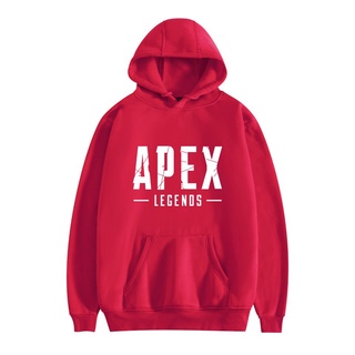 เสื้อกันหนาว มีฮู้ด ผ้าฝ้ายแท้ ลายโลโก้ Apex Legends Legends เหมาะกับของขวัญวันเกิด สําหรับผู้ชาย ไซซ์ Xs-4XL