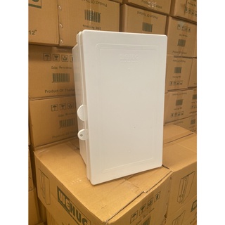 ตู้กันน้ำ WEHUG (ฝาทึบ) 8x14 สีขาว