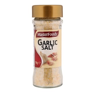 Garlic Salt Masterfood Brand 70 g. การ์ลิค ซอลท์ ผงปรุงรสเกลือและกระเทียม มาสเตอร์ฟู้ดส์