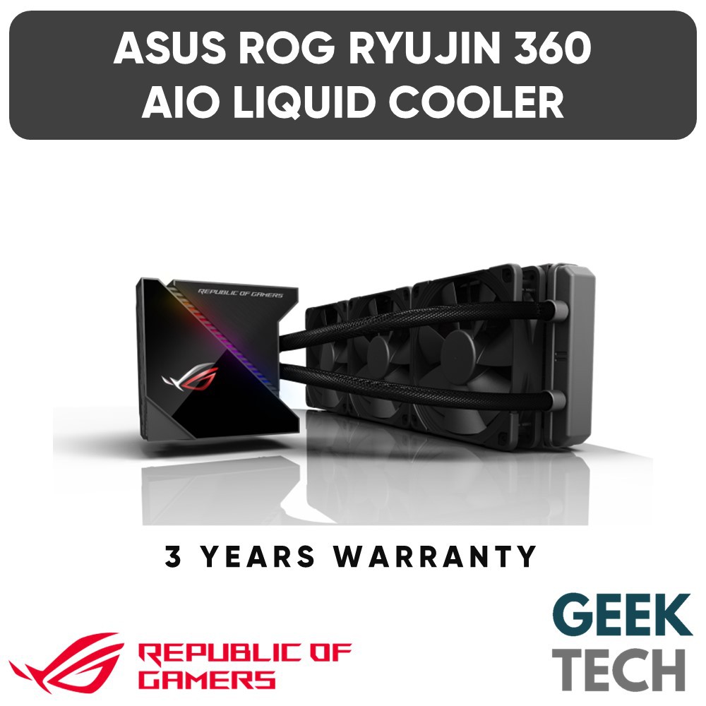 ASUS ROG Ryujin 360 AIO Liquid Cooler พร้อมจอ OLED สี LiveDash