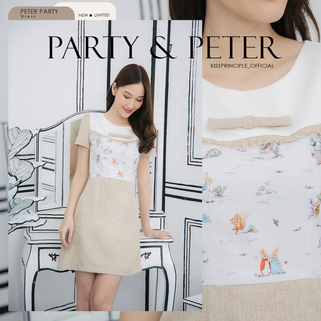 SHP346 PARTY & PETER' dress (SPECIAL THEKISSP PRINT)