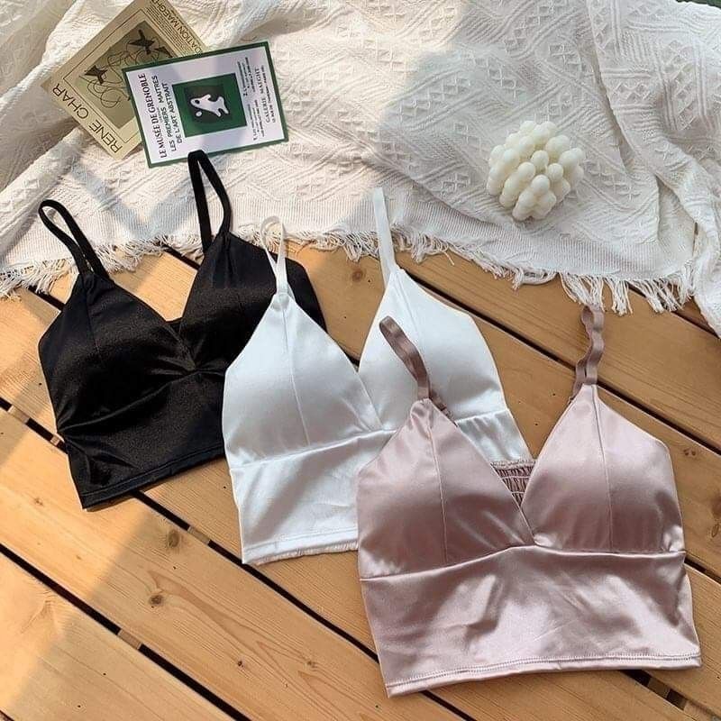 🦚Kaimook shop🦚สินค้าเเนะนำ🆕️ ซาตินสม็อคหลัง#3313