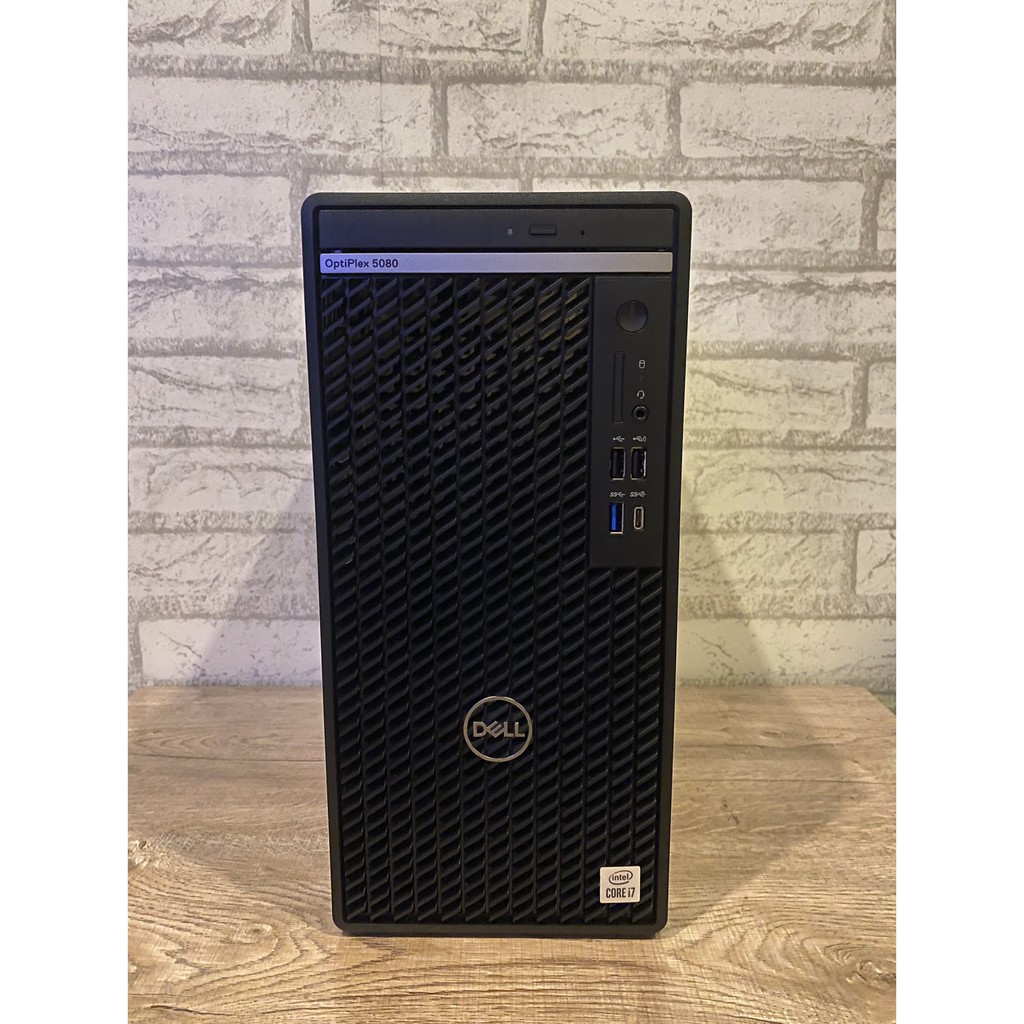 คอม Dell Optiplax 5080  i7 Gen10 Ram 8 GB  HDD 1TB  Windows 10 Pro  มีประกัน DELL 2 ปี 10 เดือน มือส