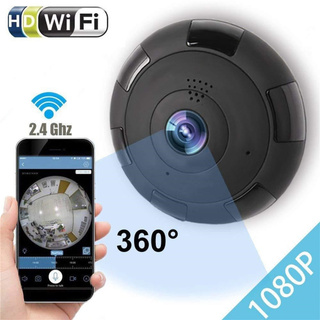 กล้องมองกลางคืน Wifi Hd 1080p ไร้สาย หมุนได้ 360 องศา ขนาดเล็ก 360 องศา เวอร์ชั่นกลางคืน