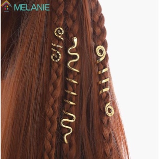 [Women Braids Spiral Coils Hair Accessories] [Gold Metal Hair Clips] [Fashion Vintage Headwear]