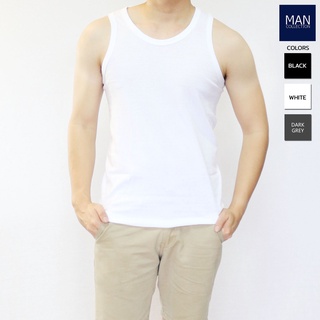 เสื้อกล้ามผู้ชาย เสื้อกล้าม เสื้อซับใน สีขาว/ดำ ผ้าฝ้าย 100% ผลิตในประเทศไทย มีของพร้อมส่ง ผลิตในไทย