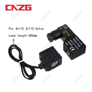 วาล์วอากาศโซลินอยด์นิวเมติก 4V110-06 5 ทาง 2 ตําแหน่ง 1/8 นิ้ว BSPT AC220V AC110V DC24V DC12V
