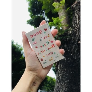 [👑พร้อมส่ง👑] แทททูมินิมอลกันน้ำน่ารัก 30 แผ่น💓 มีให้เลือกไม่ต่ำกว่า12แบบ✨