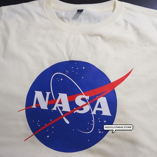 "NASA" เสื้อยืดสกรีน สวมใส่สบาย