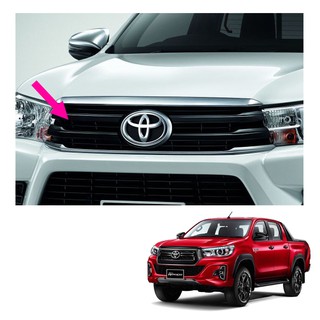 กระจังหน้า สีดำ 1 ชิ้น ของแท้ สำหรับ โตโยต้า Toyota ไฮลักซ์ Hilux รีโว่ Revo ปี 2015 2016 2017